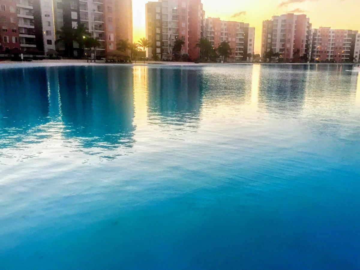 קנקון Escape Al Caribe Con Una Vista Impresionante En Pilarita'S Dream Lagoons מראה חיצוני תמונה
