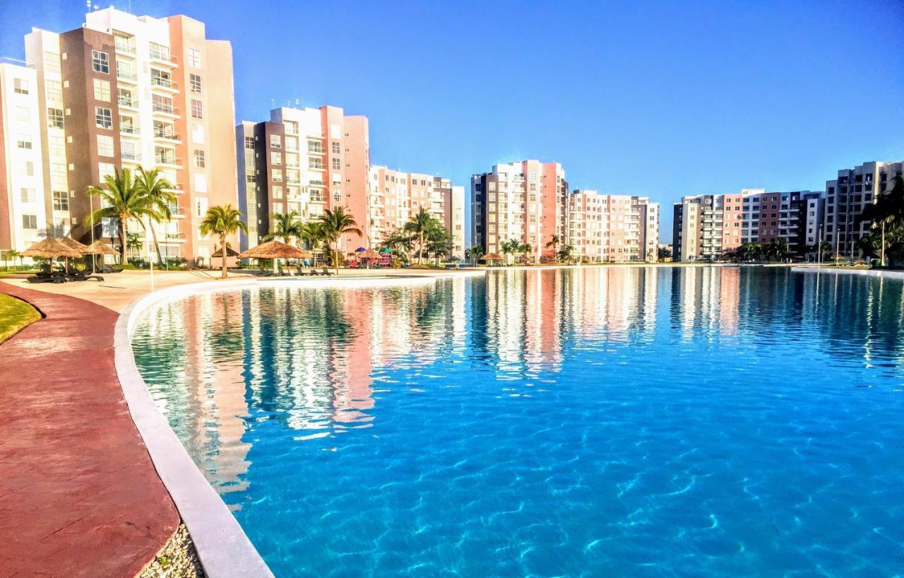 קנקון Escape Al Caribe Con Una Vista Impresionante En Pilarita'S Dream Lagoons מראה חיצוני תמונה