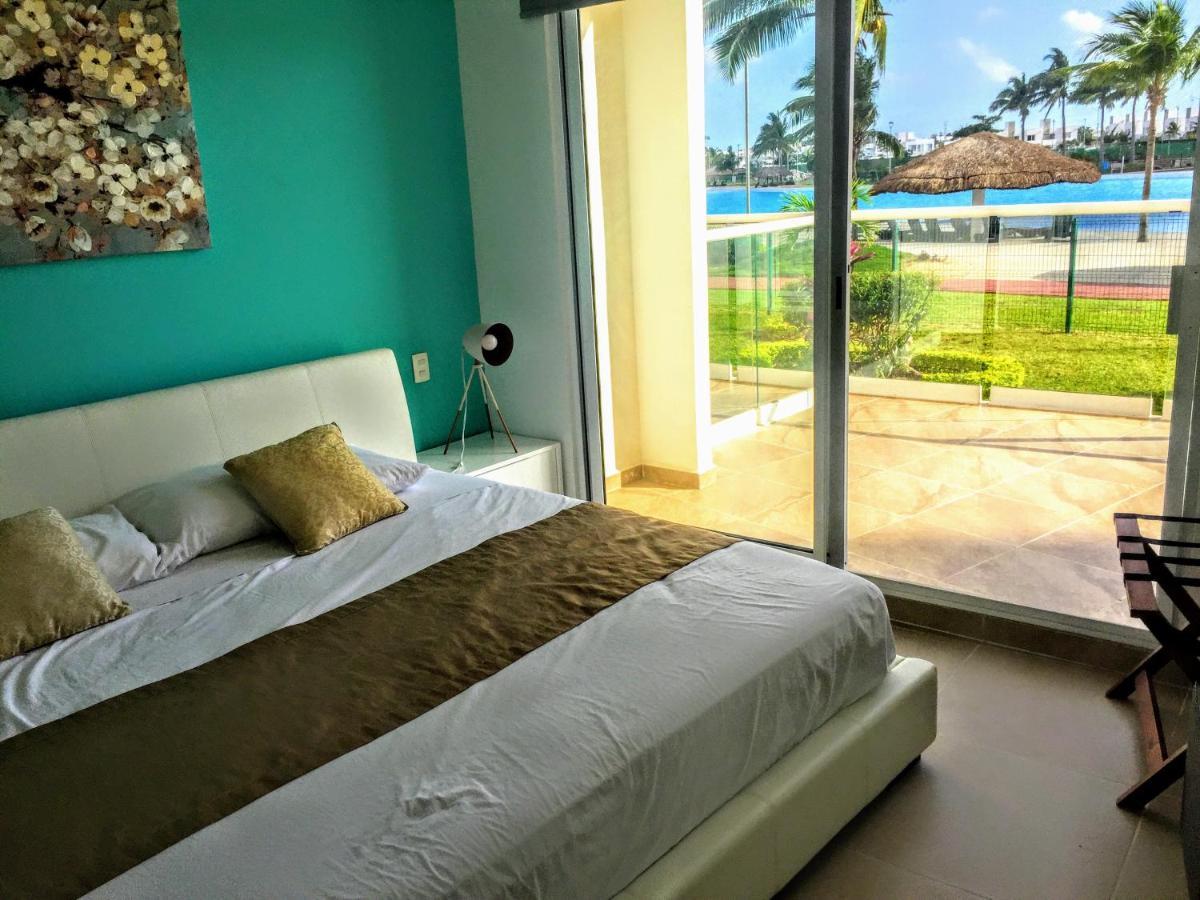 קנקון Escape Al Caribe Con Una Vista Impresionante En Pilarita'S Dream Lagoons מראה חיצוני תמונה